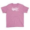 daddy since 2015   mens funny Youth Tee