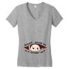 October Peeking Out Baby Boy Women's V-Neck T-Shirt