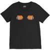pumpkin skull hand V-Neck Tee