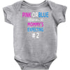 pink or blue mommy is expecting number 2 new Baby Onesie