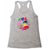 colorful art Racerback Tank