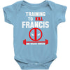 training to kill francis deadpool Baby Onesie