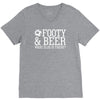footy &amp; beer what else is there V-Neck Tee