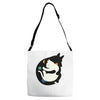 more hugs less fights Adjustable Strap Totes