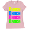 dance dance Ladies Fitted T-Shirt