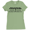 what if i told you Ladies Fitted T-Shirt