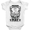 Never Underestimate Dog Rescuer Who Was Born May Baby Onesie