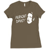 alright dave Ladies Fitted T-Shirt