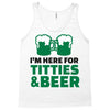 st. patrick's day titties and beer Tank Top