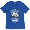 Motorcycles Dad V-Neck Tee