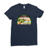 camping Ladies Fitted T-Shirt