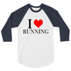 i love running 3/4 Sleeve Shirt