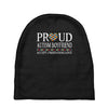 proud autism boyfriend Baby Beanies