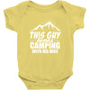 Camper Couple Man White Baby Bodysuit