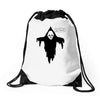 snack attack Drawstring Bags