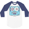 reel to reel 3/4 Sleeve Shirt