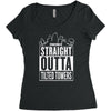 straight outta tilted towers Women's Triblend Scoop T-shirt