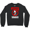zombie  do not feed the zombies fun Crewneck Sweatshirt