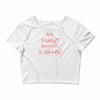 this t shirt belongs to negan Crop Top