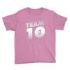 team 10 silver Youth Tee