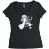 bee attack Women's Triblend Scoop T-shirt