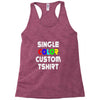 single color custom t shirt Racerback Tank