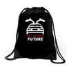 back to the future classic Drawstring Bags