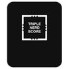 triple nerd score Mousepad