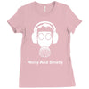 noisy and smelly hazard warnign sign Ladies Fitted T-Shirt