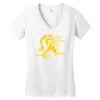 blondes have more fun and more stds Women's V-Neck T-Shirt