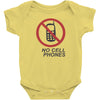 no cell phones Baby Bodysuit