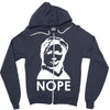 nope Zipper Hoodie