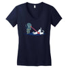 predat awww Women's V-Neck T-Shirt