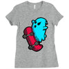 radical ghost Ladies Fitted T-Shirt