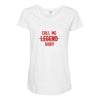 CALL ME BABY Maternity Scoop Neck T-shirt
