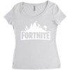 fortnite logo Women's Triblend Scoop T-shirt