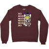 ski mood french bulldog Crewneck Sweatshirt