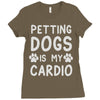 pet dog ladies slogan Ladies Fitted T-Shirt