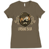 urbane bear Ladies Fitted T-Shirt