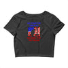 we stand for the flag Crop Top