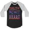 my mom is in heaven forever 3/4 Sleeve Shirt