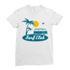 surf club Ladies Fitted T-Shirt
