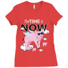 the time is now Ladies Fitted T-Shirt