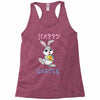 Bunny Happy Easter Racerback Tank