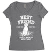 Best Friend  Beagle Women's Triblend Scoop T-shirt
