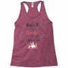 red head unicorn Racerback Tank