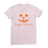 happy halloween .. Ladies Fitted T-Shirt