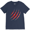 red strong V-Neck Tee