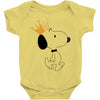 Crown Snoopy Baby Bodysuit