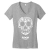 loco coco skul Women's V-Neck T-Shirt